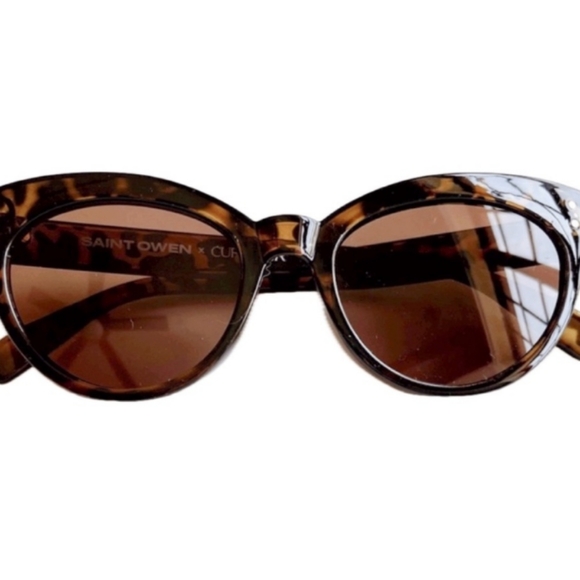 Saint Owen tortoise Shell sunglasses NEW $95 - Picture 3 of 4